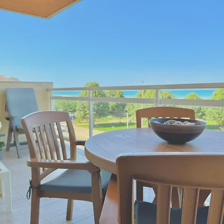 .apartamento 1a Linea De Playa + Piscina + Parking * Daimús